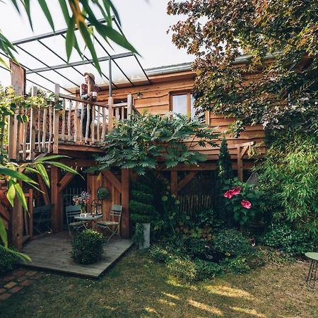 La Cabane Du Bon Chemin ,Spa Laval  Exteriör bild