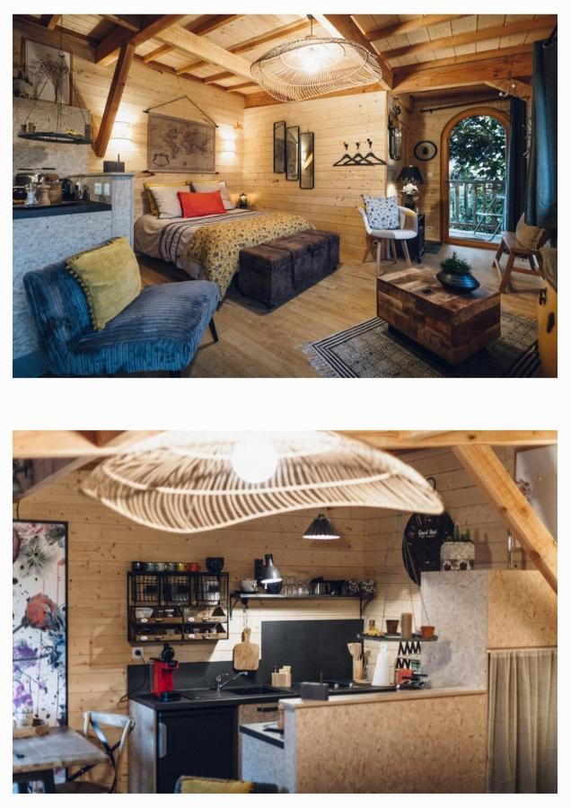 La Cabane Du Bon Chemin ,Spa Laval  Exteriör bild