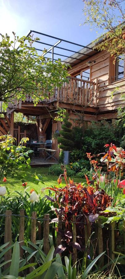 La Cabane Du Bon Chemin ,Spa Laval  Exteriör bild